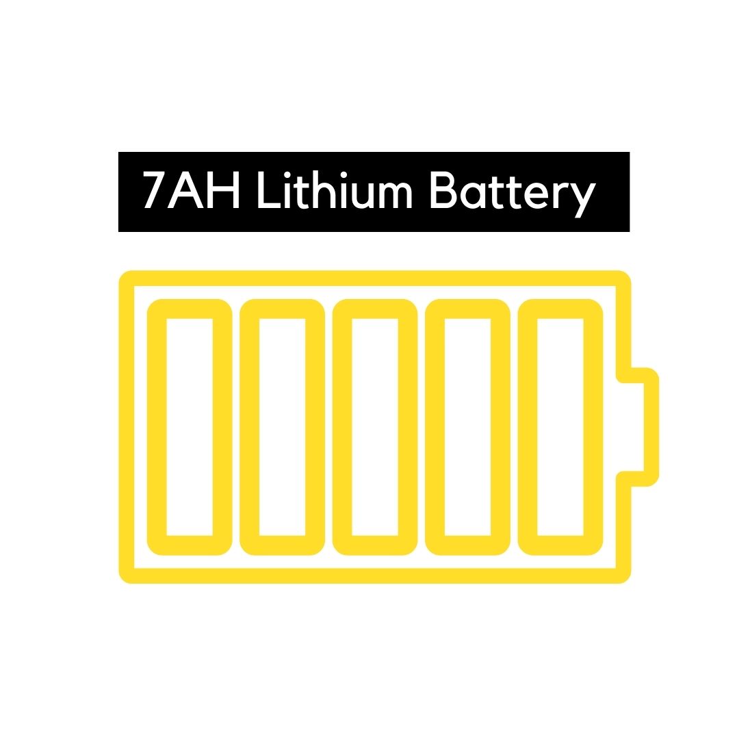 12VDC 7AH Lithium Battery